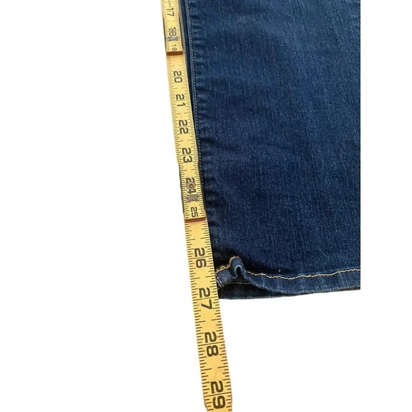 Kate Spade Play Hooky Blue 5-Pockets Design Straight-Leg Jeans Size 31 - Picture 2 of 6